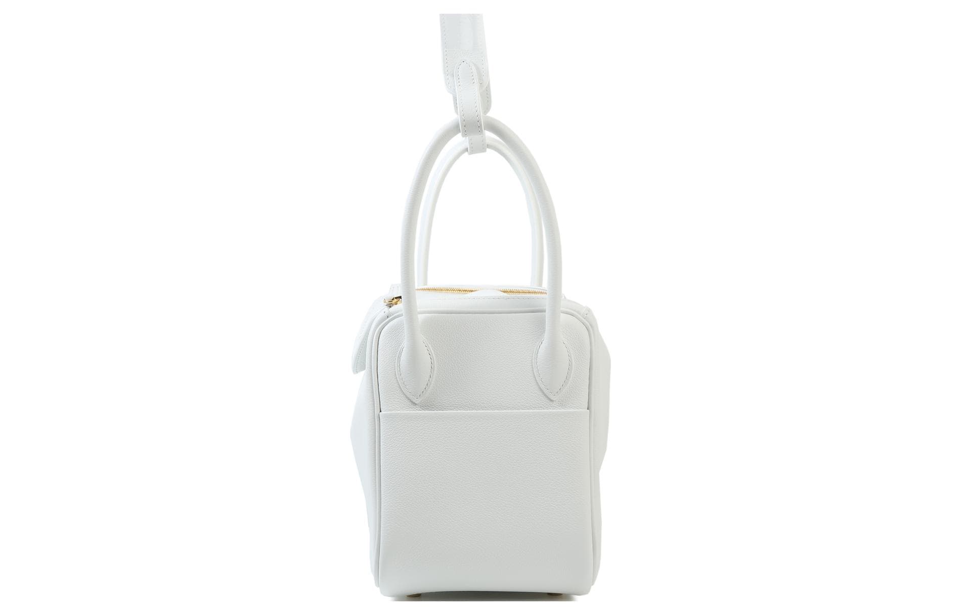 Сумка HERMES Lindy 19 Swift 01 Blanc - изображение 4