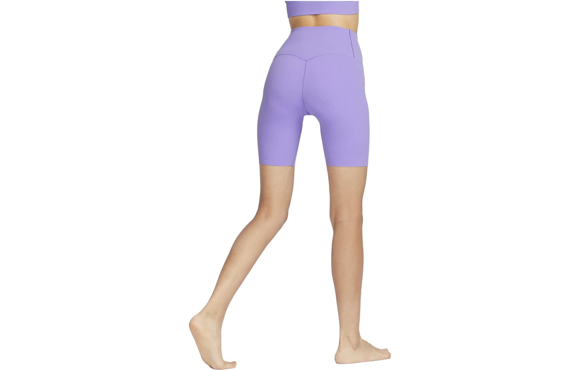 NIKE Космос Фиолетовый Женские Спортивные Шорты - изображение 2