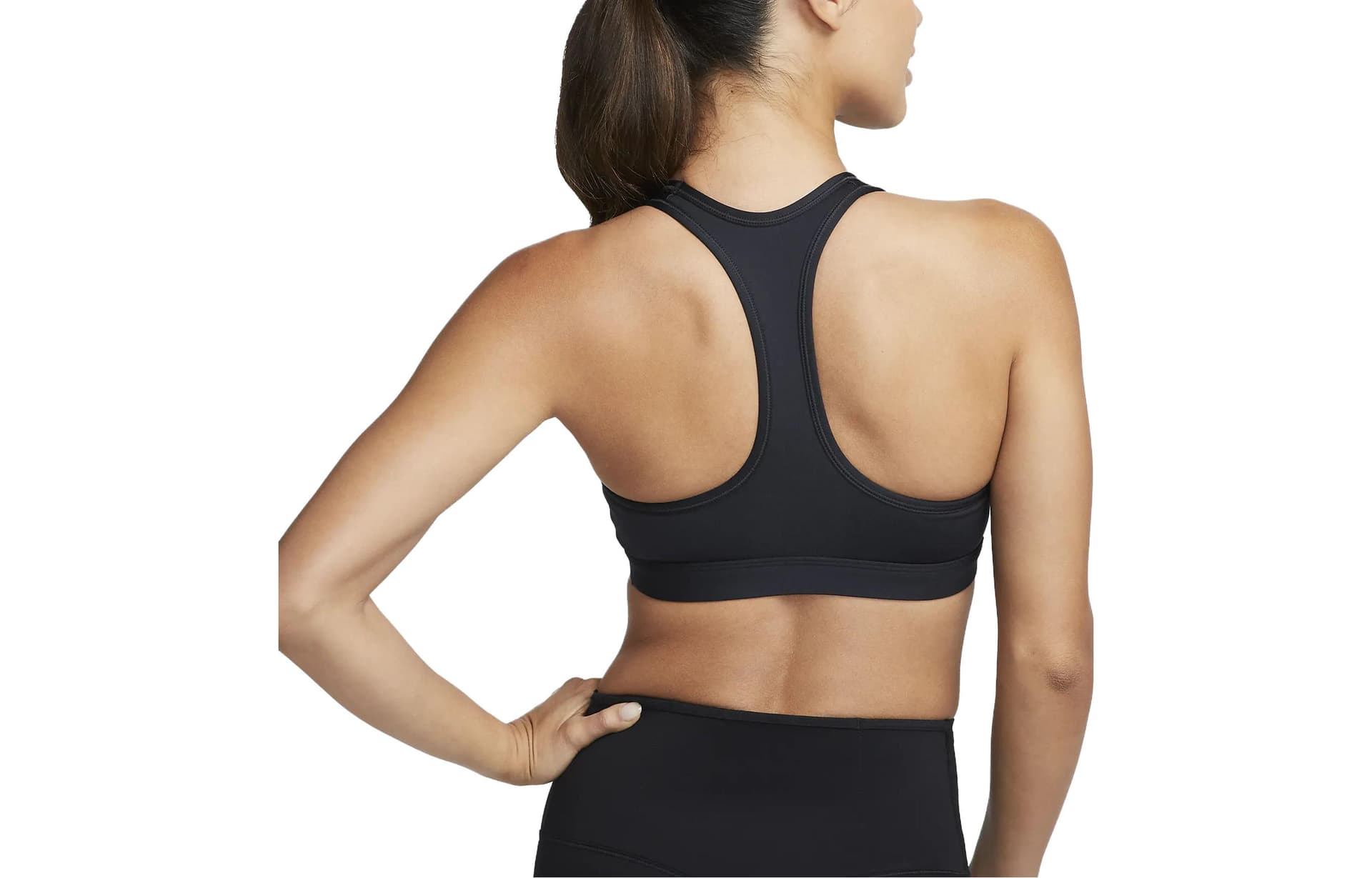 Nike Swoosh Спортивное белье Женское Черное - изображение 2