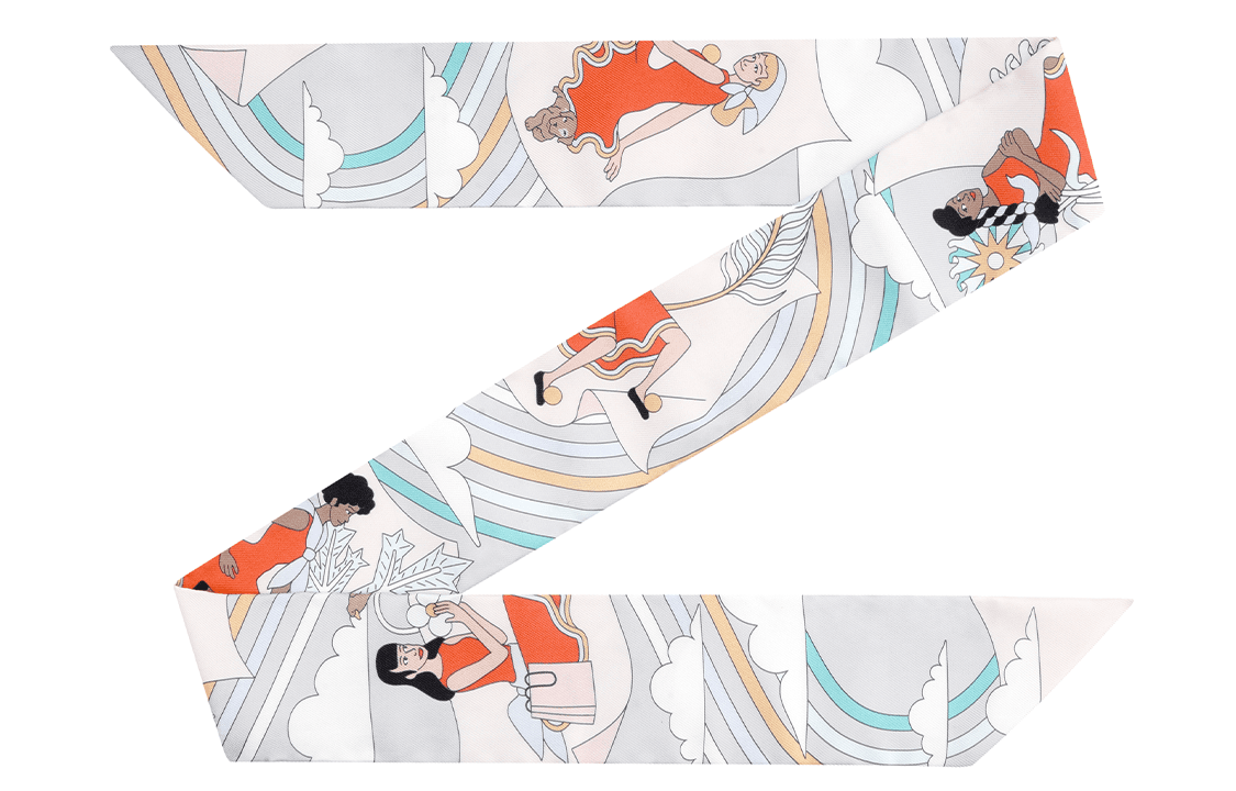 Платок HERMES Carres Volants twilly - изображение 2