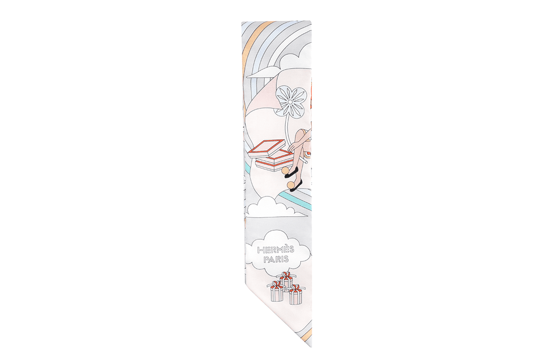 Платок HERMES Carres Volants twilly - изображение 3