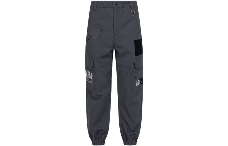 Штаны EVISU Темно-серые Мужские Карго Брюки - изображение 2