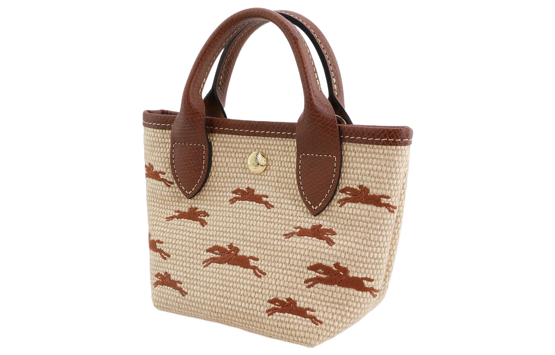 Сумка LONGCHAMP Le Panier Pliage Beige Brown - изображение 2