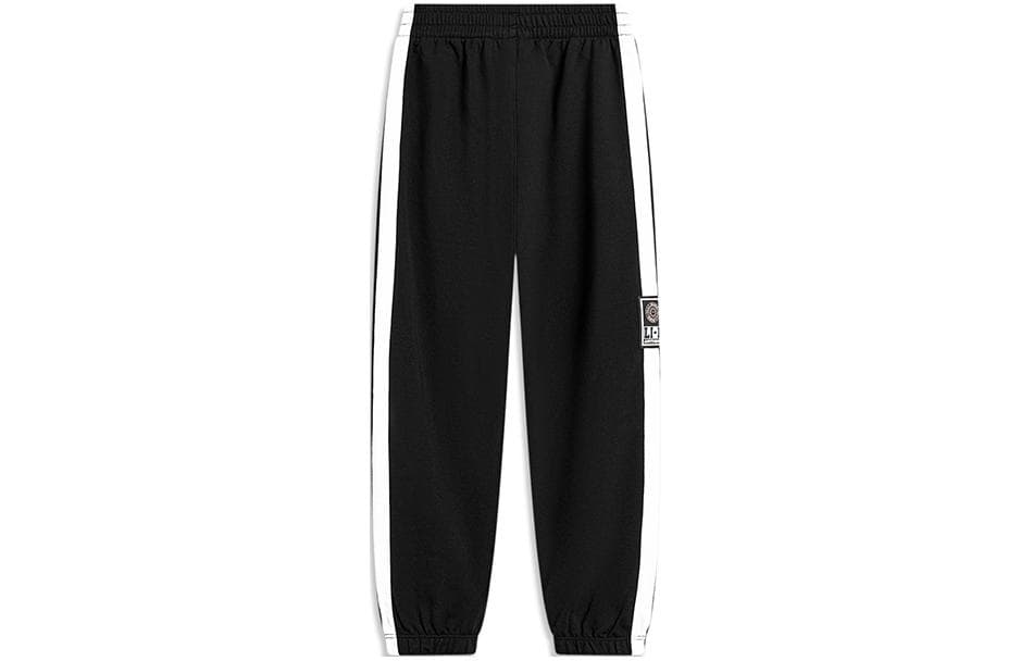 Li NING Young Спортивные трикотажные брюки Sports Trendy Collection Черный Детский - изображение 2
