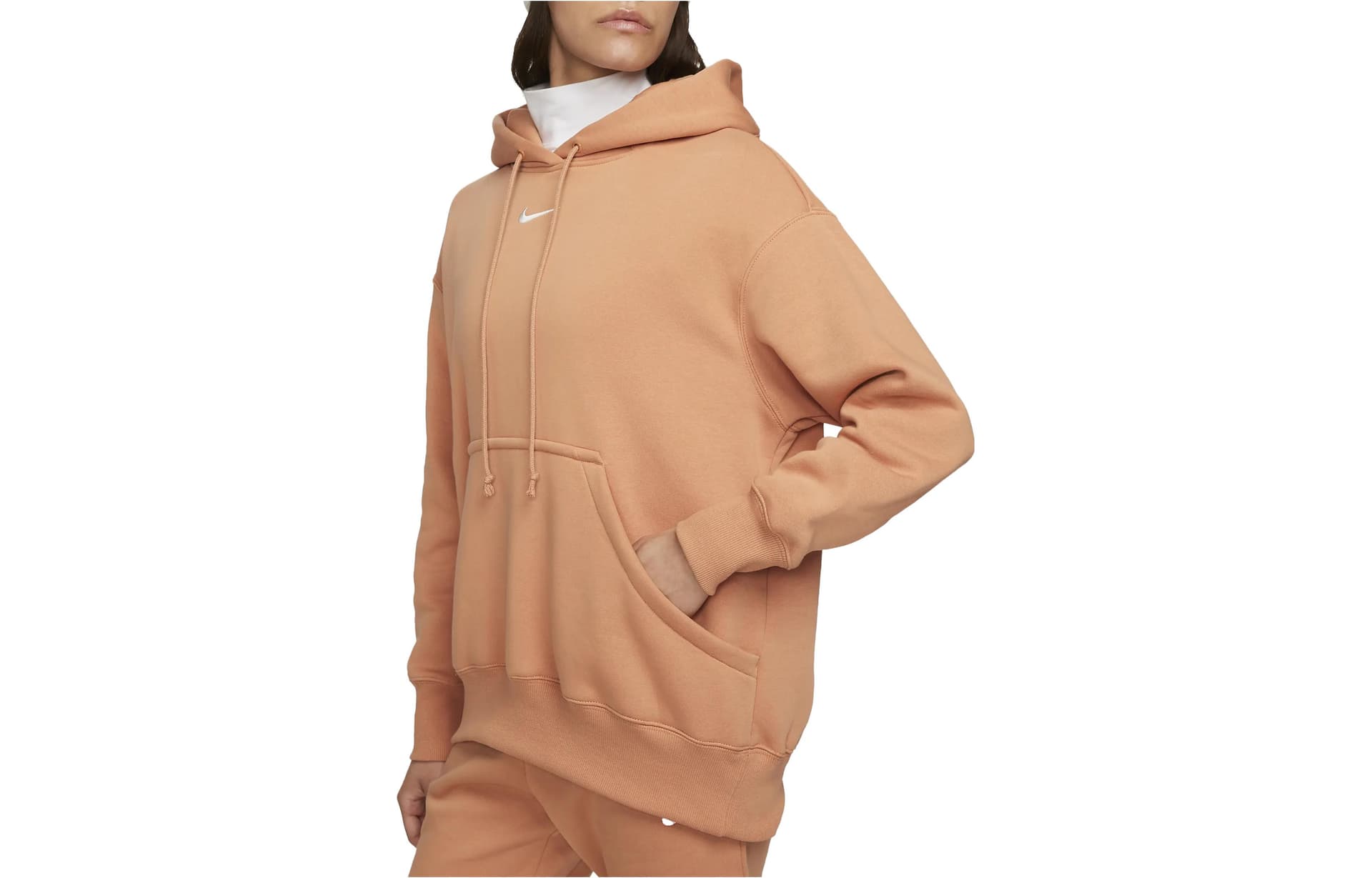 Кофта Nike Янтарно-коричневые Женские Свитшоты - изображение 3