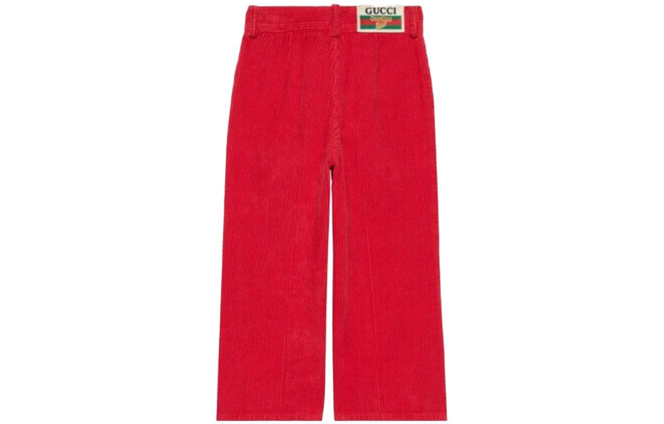 Gucci Red Kids Pants Гуччи Красные Детские Брюки - изображение 2