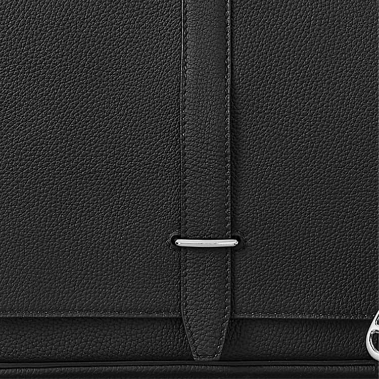 Сумка через плечо Hermes Steve Light Junior Noir - изображение 8