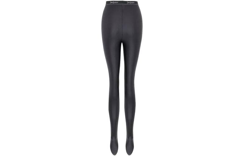 SAINT LAURENT SS23 Женские Леггинсы Черные - изображение 2