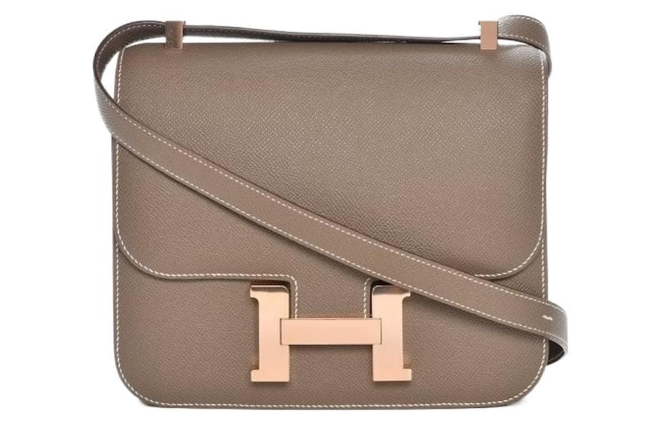 Сумка через плечо HERMES Constance 19 Epsom 18 Etoupe - изображение 2