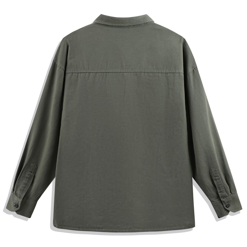 Рубашка Antioffice Army Green Мужские Рубашки - изображение 2
