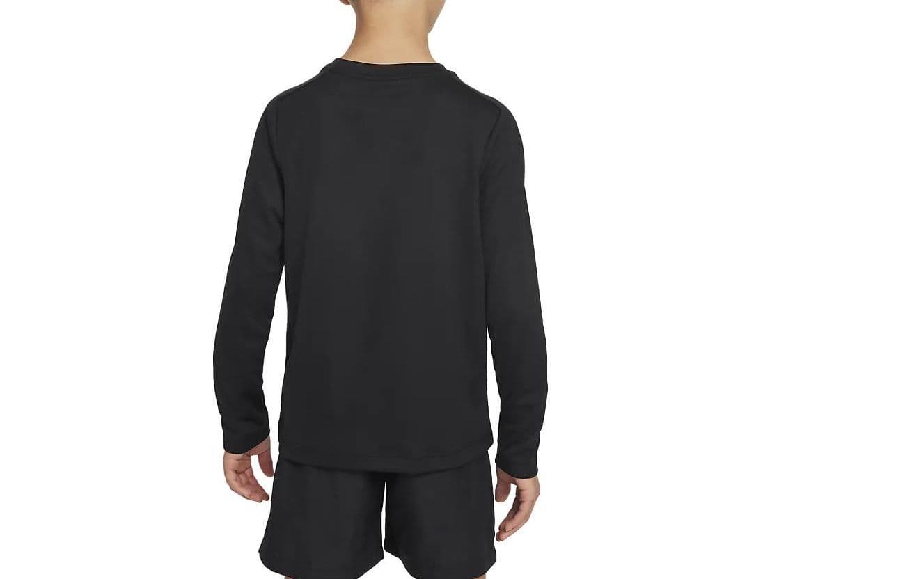 Футболка NIKE Черные Kids T-рубашки - изображение 2
