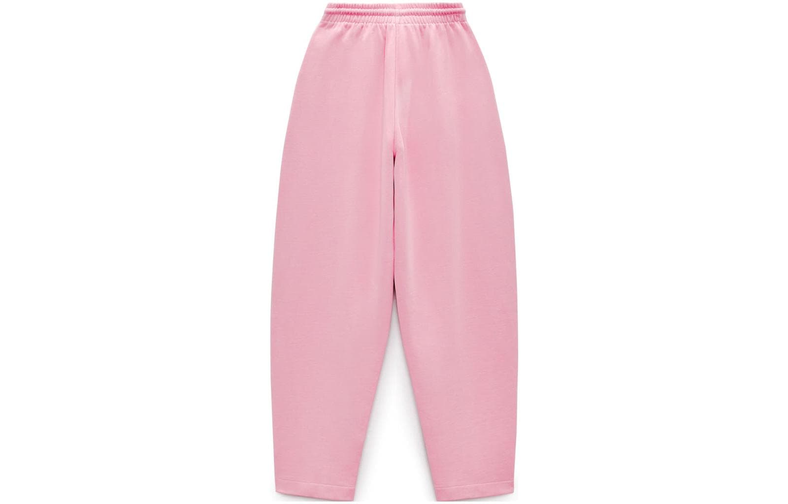 Штаны Zara X Barbie Вязаные Спортивные Штаны Женские Розовые - изображение 2