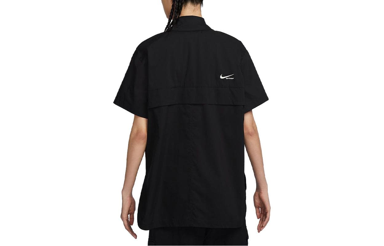 Блузка NIKE Черные Женские Рубашки - изображение 2