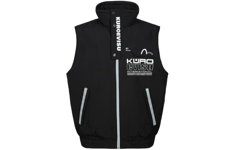 Майка EVISU Мужские черные майки - изображение 2