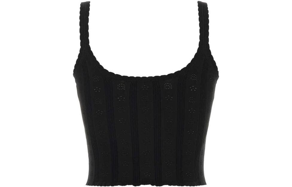 Alexander Wang Топ на бретелях Женский Черный - изображение 2