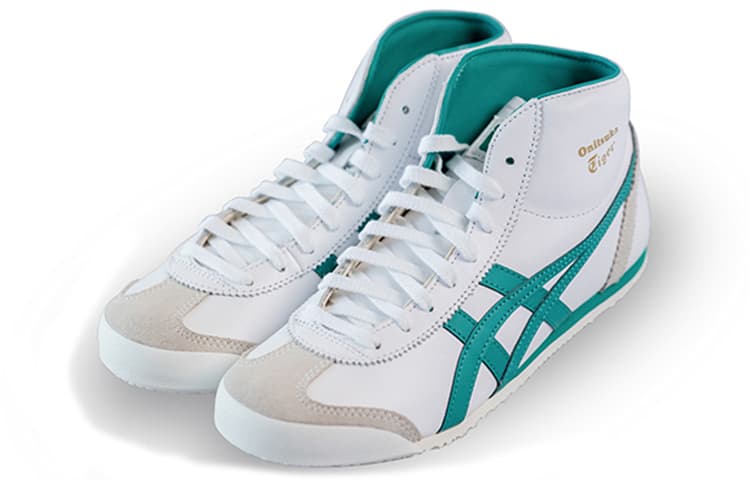 Кроссовки Onitsuka Tiger Mexico 66 Mid White Green - изображение 3