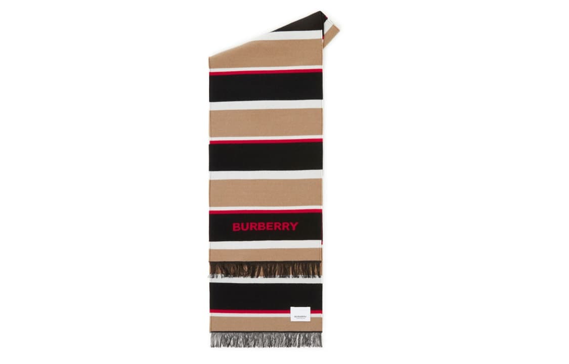 Шарф Burberry Хлопок шерсть Вязаные шарфы Детский Многоцветный - изображение 3