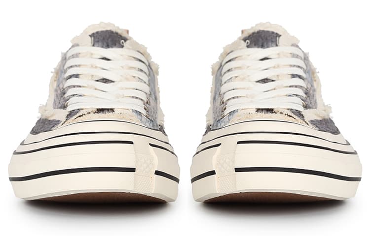 Кроссовки xVESSEL G.O.P. Lows "Corduroy Gray Tie-dye" - изображение 4