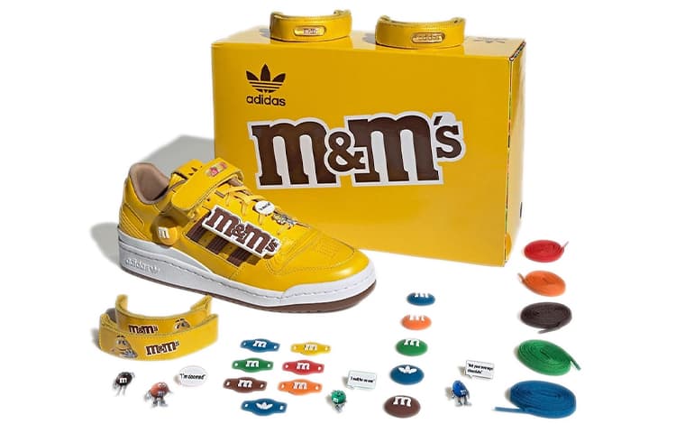 Кроссовки M&M'S x adidas Forum 84 Low Yellow Brown - изображение 7
