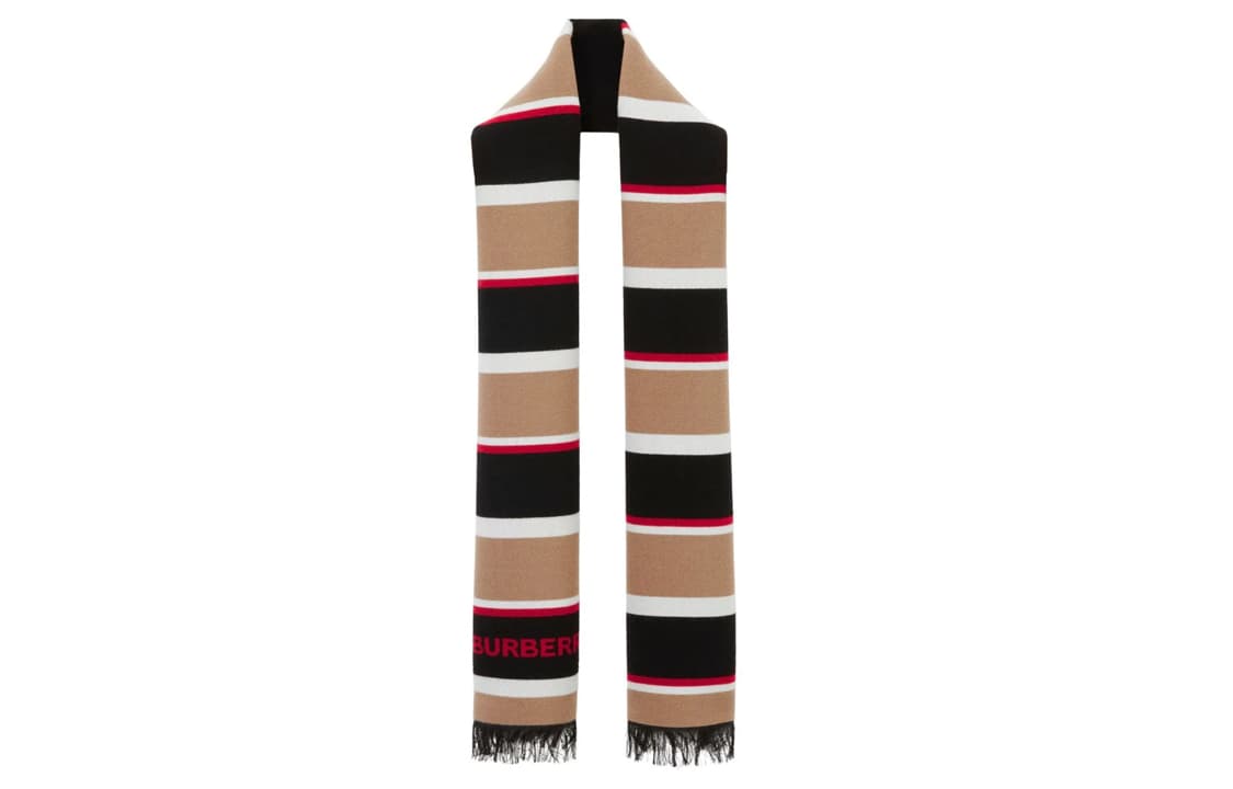 Шарф Burberry Хлопок шерсть Вязаные шарфы Детский Многоцветный - изображение 2