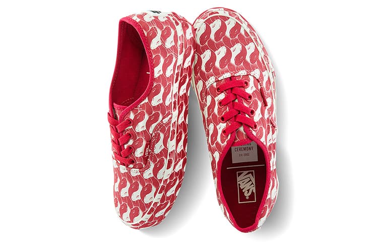 Кроссовки Opening Ceremony x Vans Authentic Red White - изображение 4
