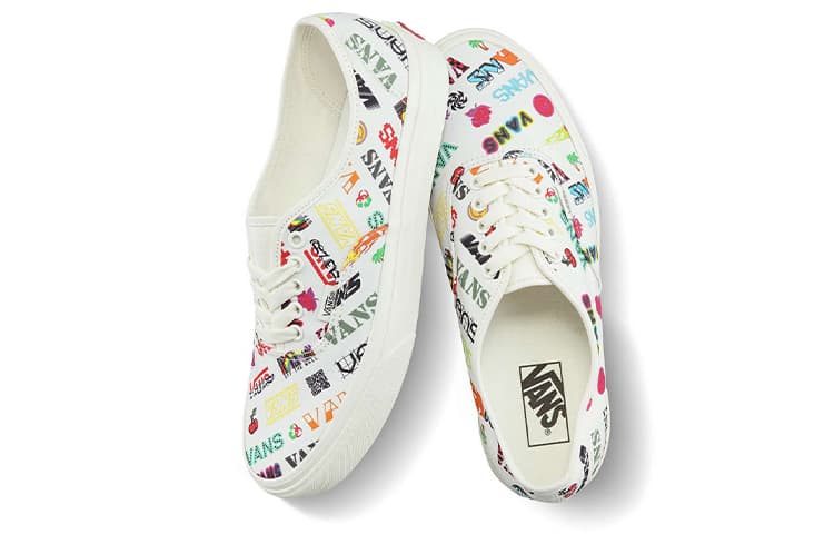 Кроссовки Vans Authentic White Multicolor - изображение 4