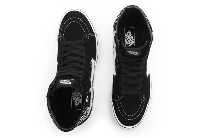 Кроссовки Vans SK8 High White Blue - изображение 4