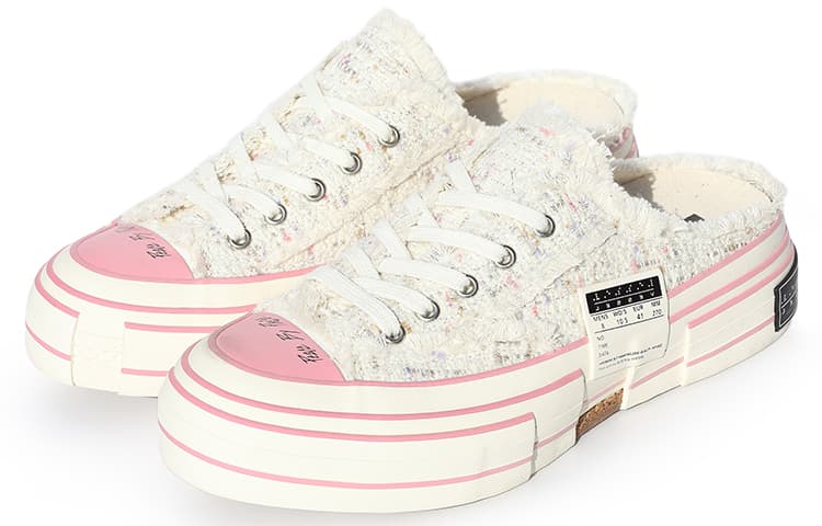 Кроссовки xVESSEL G.O.P. Slip On "White Tweed" - изображение 10