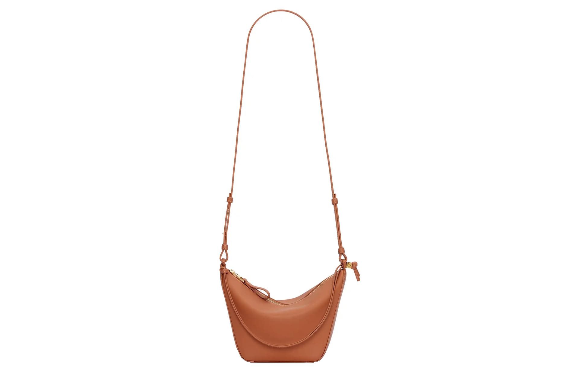 Мини-сумка LOEWE Hammock Mini Brown - изображение 6