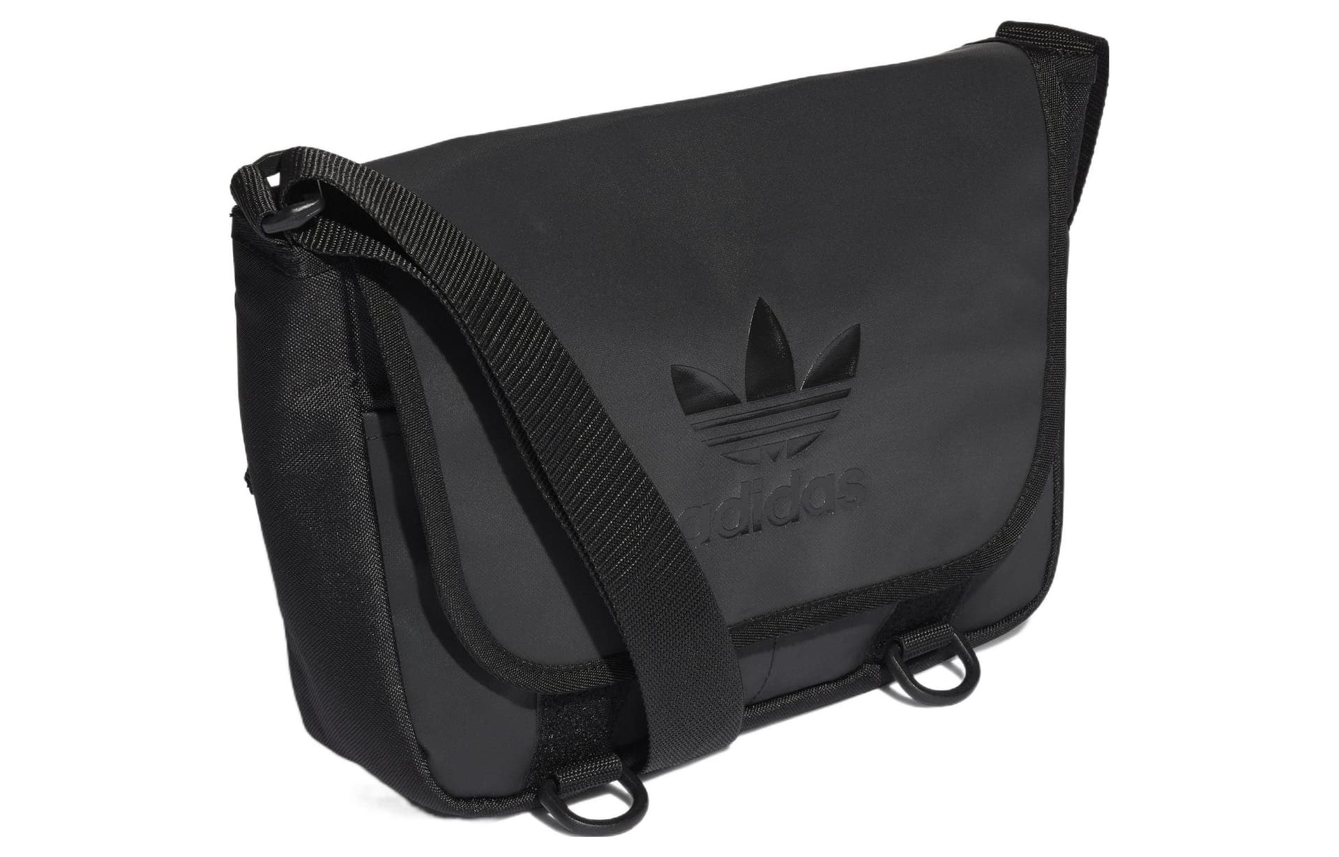 Сумка через плечо adidas Originals Large Logo TPU Messenger Bag Black - изображение 2