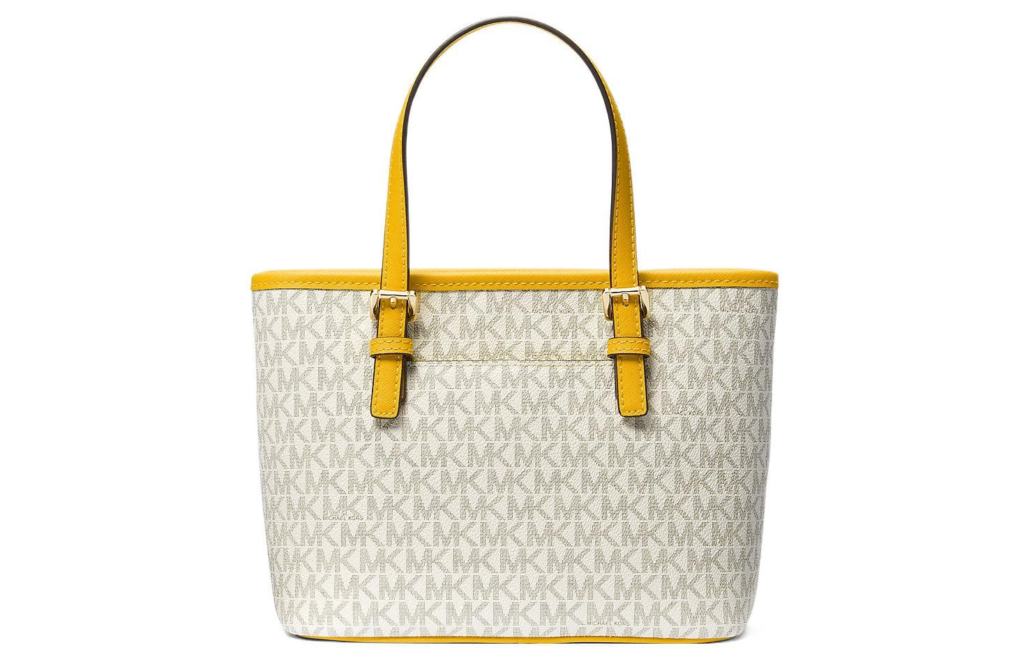 Сумка Michael Kors Jet Set Cream Yellow - изображение 2