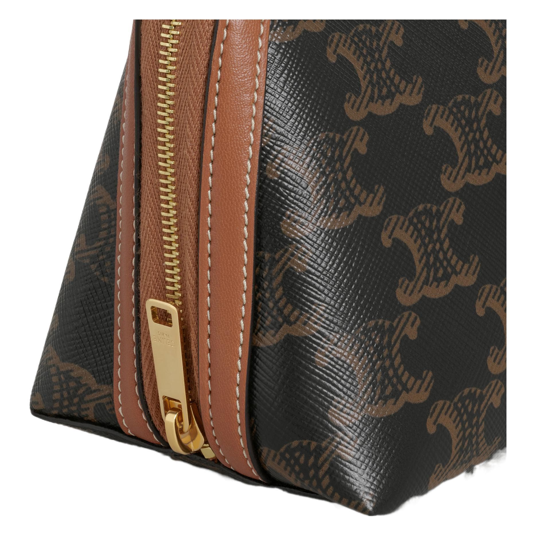 Сумка через плечо CELINE Triomphe Canvas Chain Bag - изображение 11