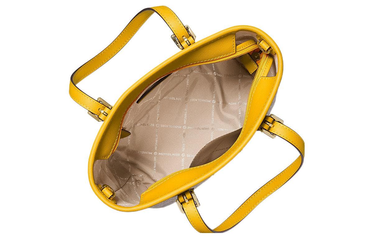 Сумка Michael Kors Jet Set Cream Yellow - изображение 3