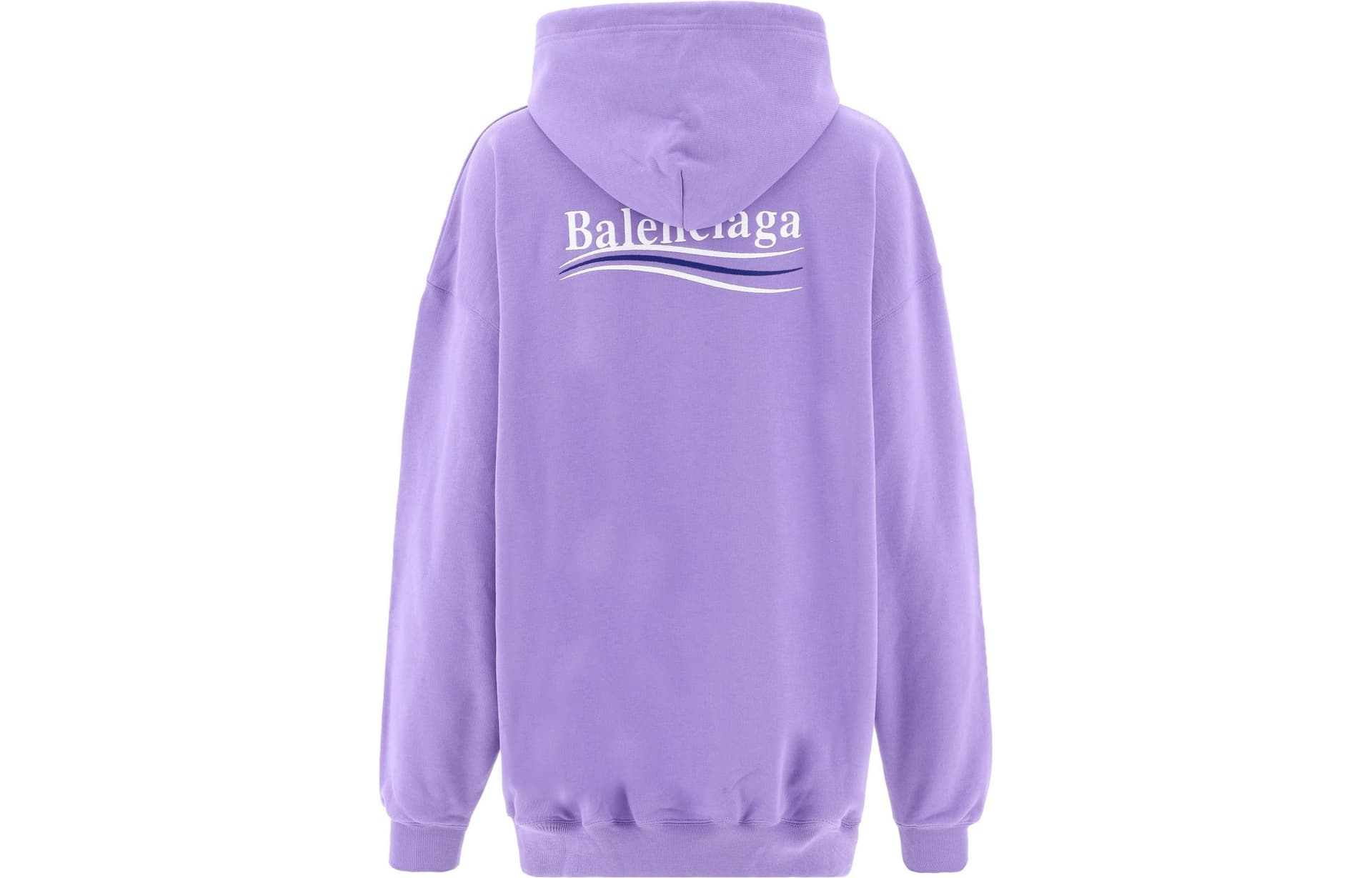 Худи Balenciaga Logo Embroidered Hoodie Purple - изображение 2