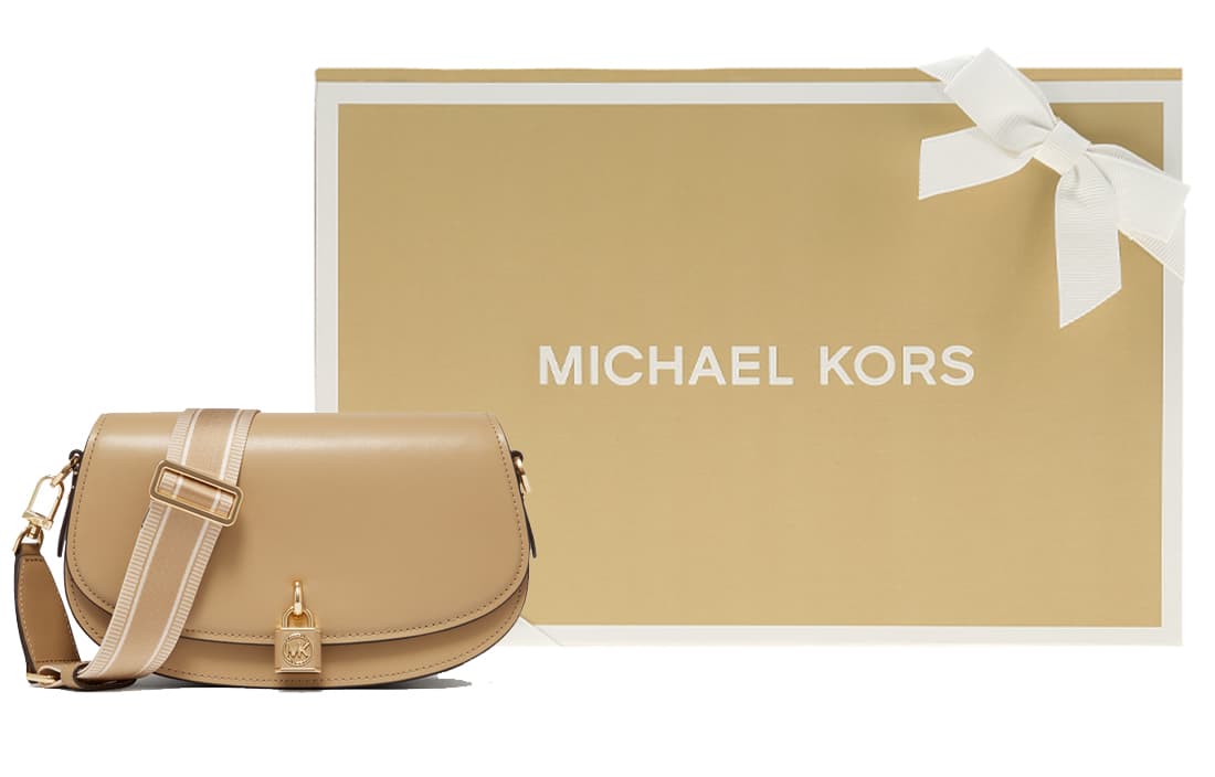 Сумка через плечо MICHAEL KORS Mila Коровья кожа Сумка через плечо Средняя Женская Верблюжий - изображение 4