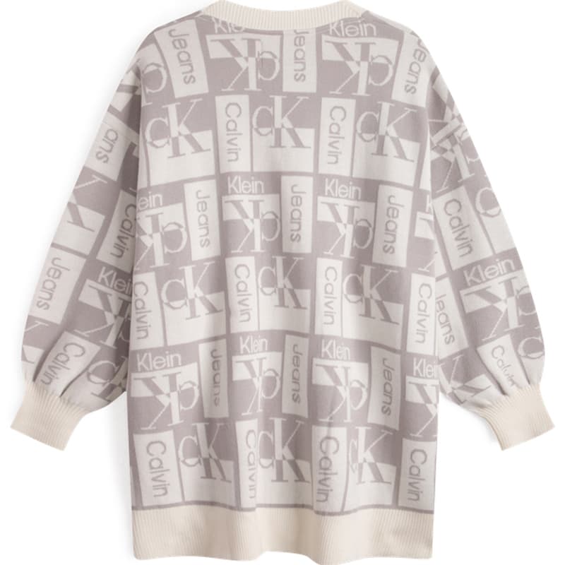 Кофта calvin klein Трикотаж Женские Бежево-серый Многоцветный - изображение 2