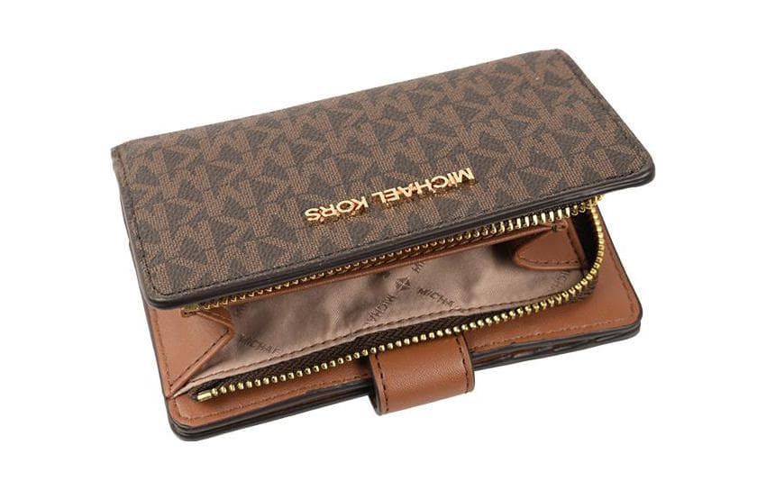 Кошелек MICHAEL KORS ПВХ (поливинилхлорид) Кожа Кошелек Женский Коричневый - изображение 5