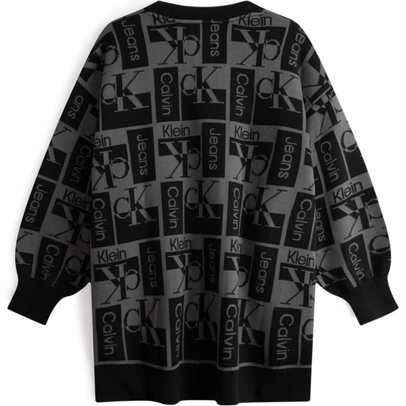 Кофта Calvin Klein Трикотаж Женский Космический Черный - изображение 2