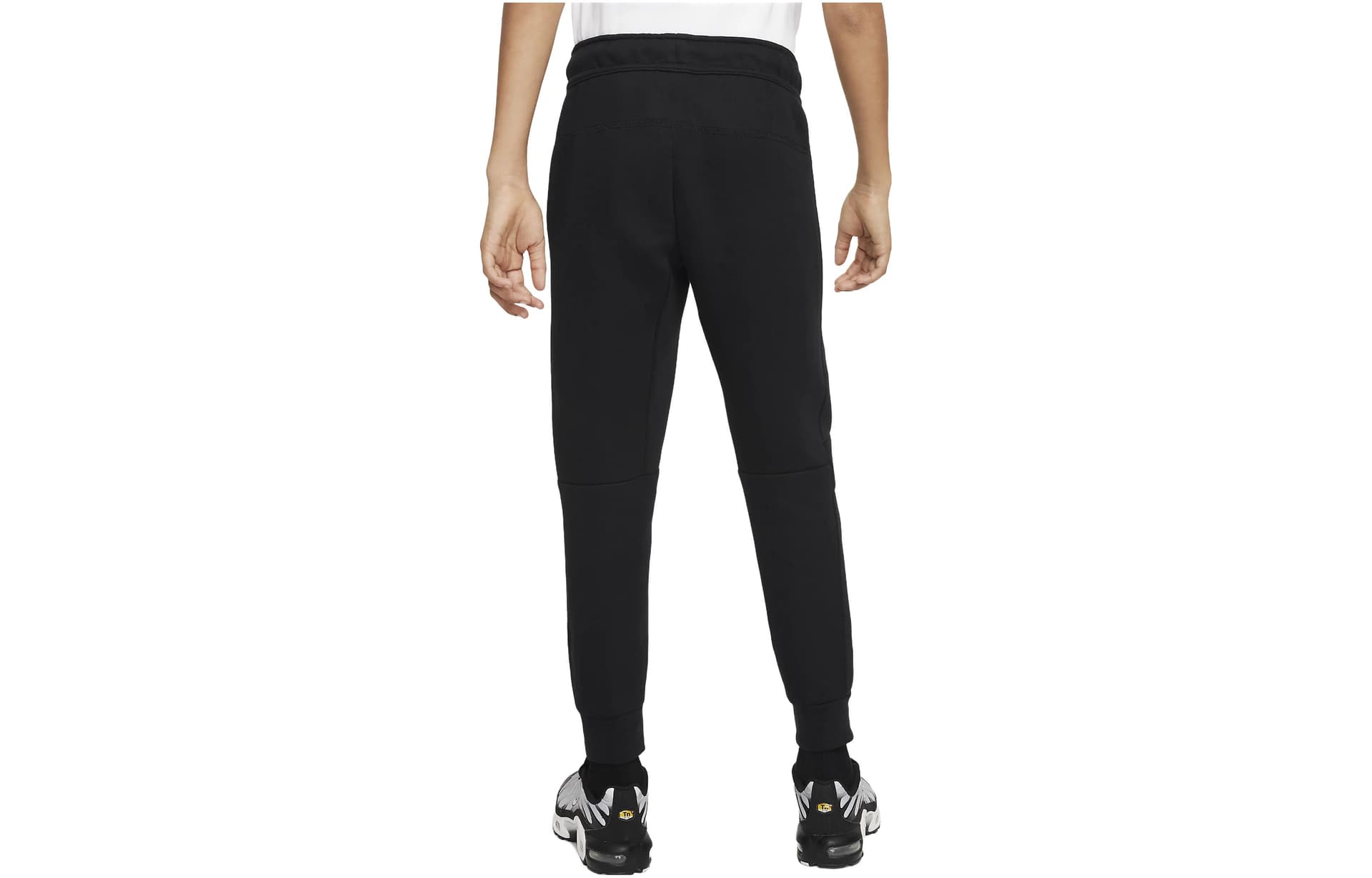 Nike Спортивные трикотажные штаны Sportswear Tech Fleece для мальчиков черные подростковые - изображение 2