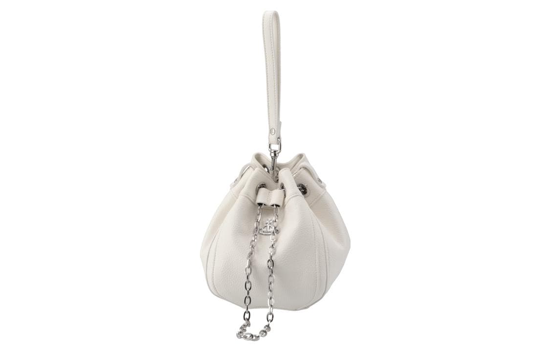 Сумка через плечо Vivienne Westwood Saturn Logo Bucket Bag - изображение 6