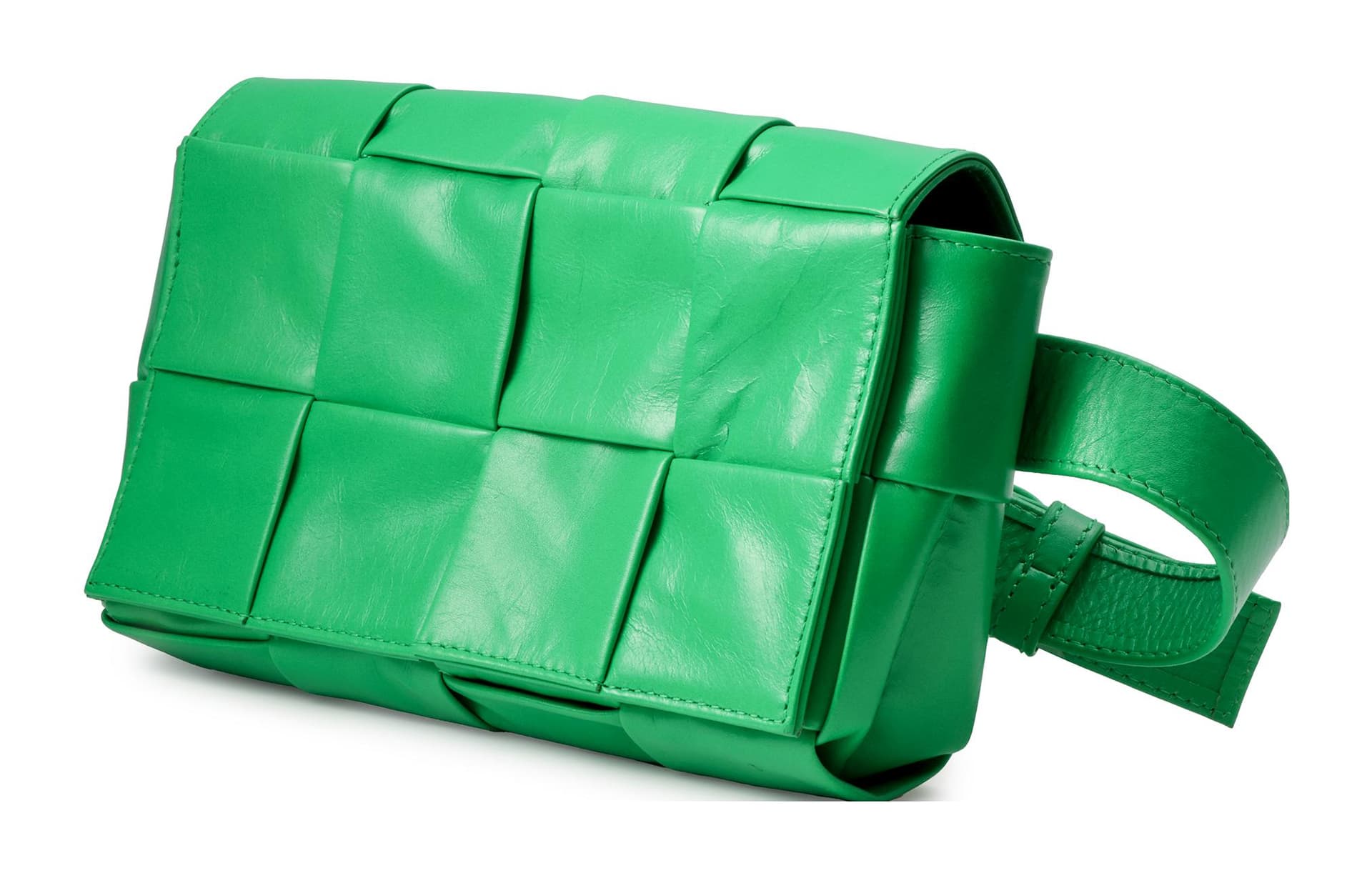 Сумка через плечо Bottega Veneta Cassette Belt Parakeet Green - изображение 2