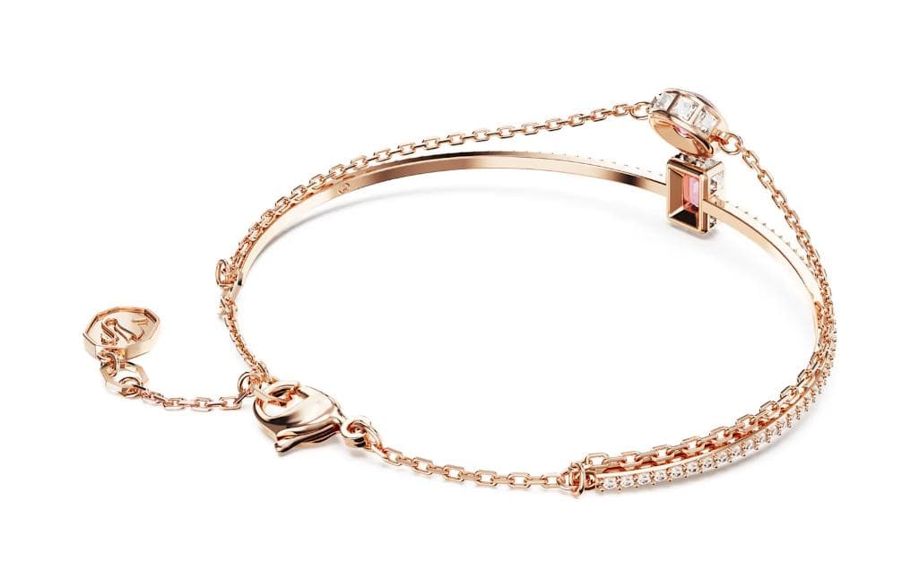Браслет Swarovski Chroma Розовое Золото Тон Покрытие Браслеты Женские Розовое Золото - изображение 3