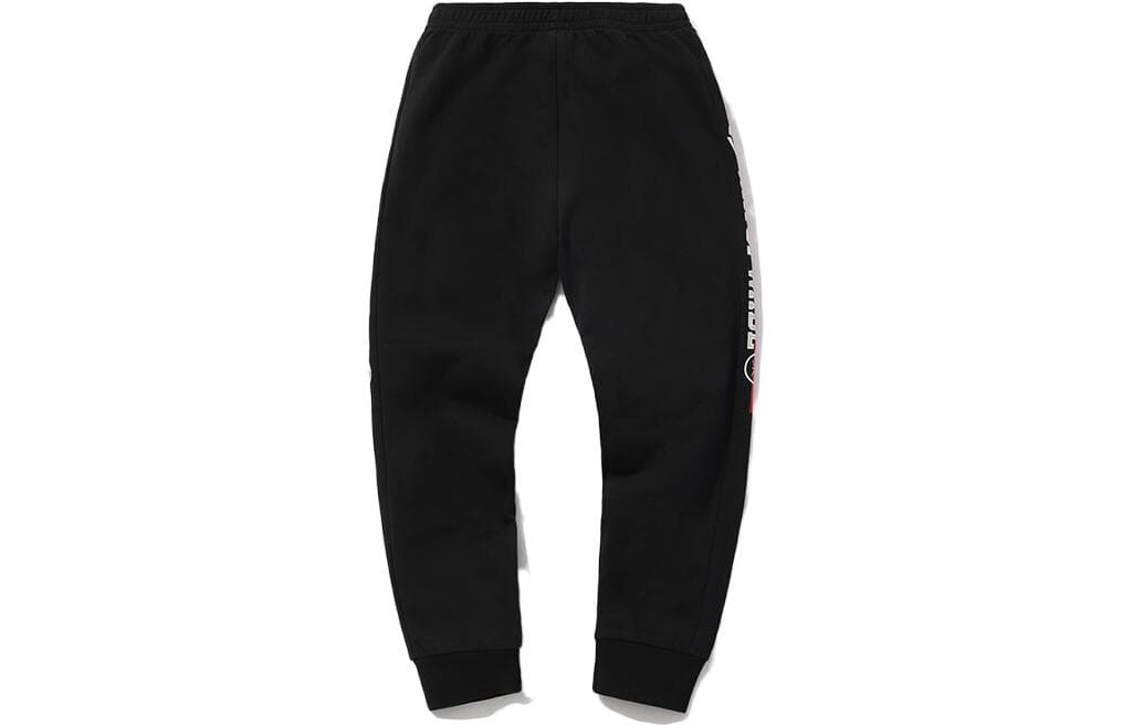 Li NING Young Спортивные трикотажные брюки Sports Life Collection Новый стандартный черный Детский - изображение 2