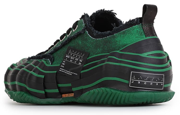 Кеды xVESSEL G.O.P. Lows O.G. "Matrix Green" - изображение 4