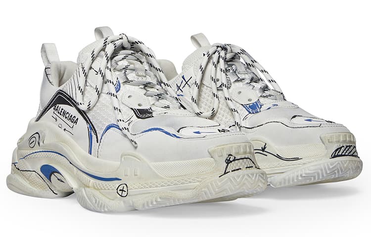 Кроссовки Balenciaga Triple S White - изображение 3