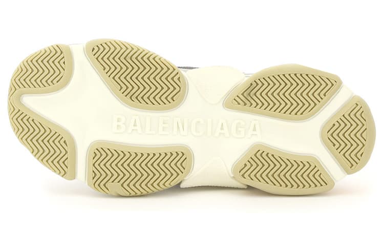 Кроссовки Balenciaga Triple S Grey Yellow - изображение 5