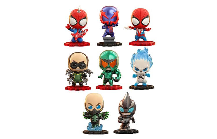 Фигурка Hot Toys Marvel Человек-паук MAN COSBl Слепые коробки 1 слепой бокс Целая коробка 8 шт - изображение 3
