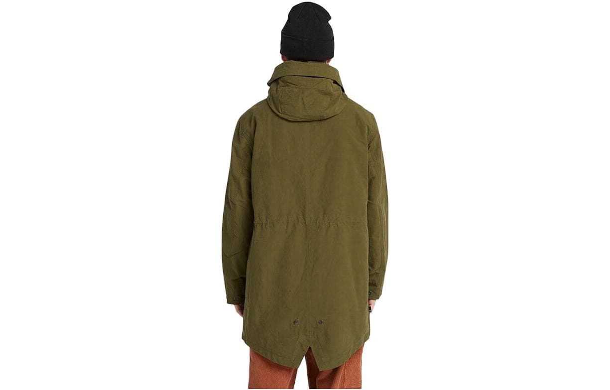 Куртка Timberland PARKA Пальто Мужское Темно-оливково-зеленый - изображение 2