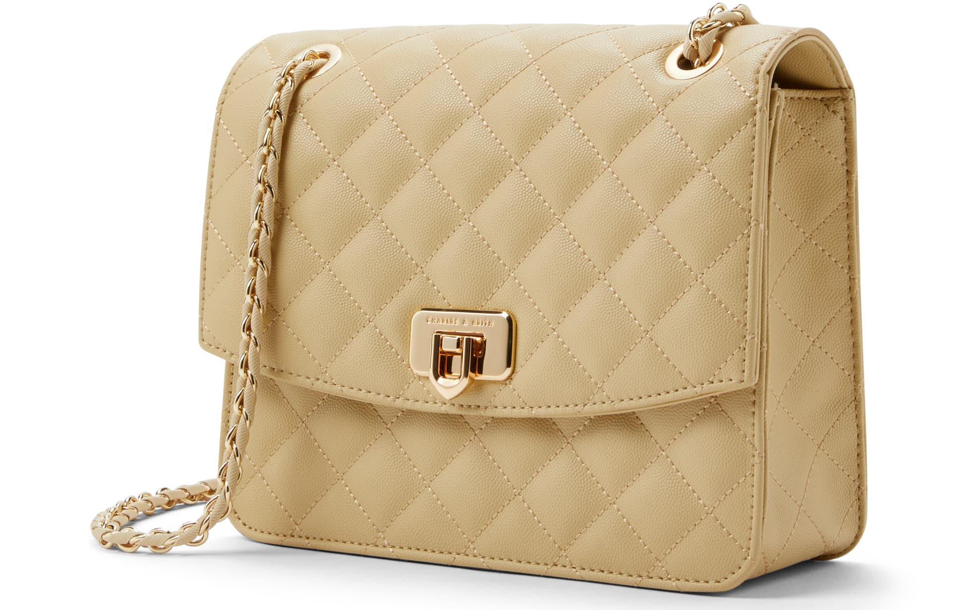 Мини-сумка CHARLESKEITH PU BlackBeige - изображение 2