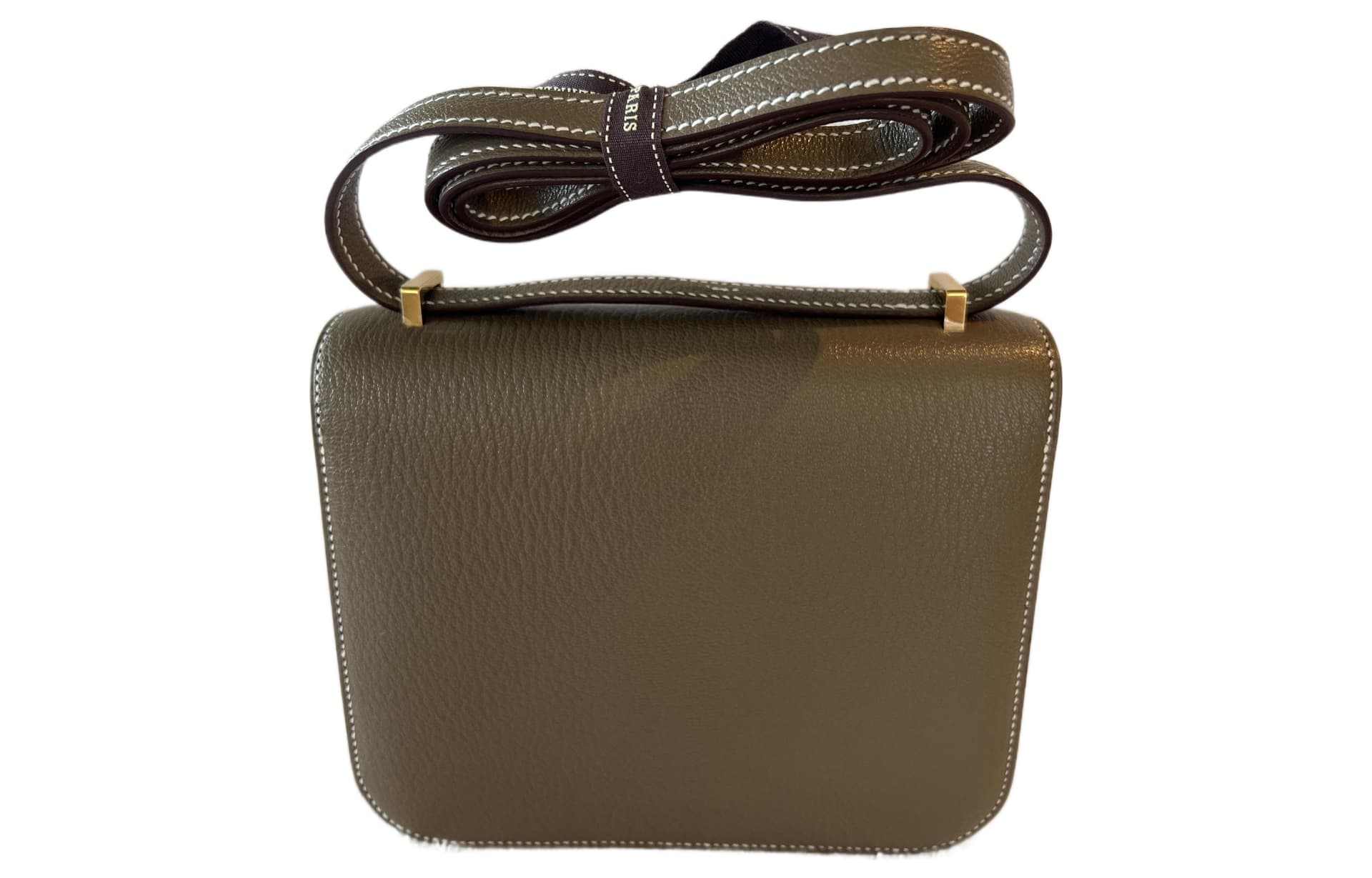 Сумка через плечо HERMES Constance 19 Mini Mysore 18 Etoupe - изображение 3